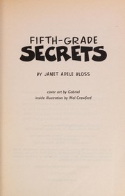 Cover of Fifth Grade Secrets (Treetop Tales) by Janet Adele Bloss