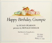 Front cover of Happy birthday, Grampie by Susan Pearson
