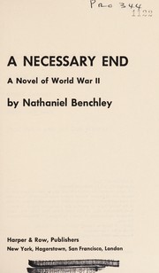 Cover of A necessary end by Nathaniel Benchley