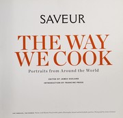 Front cover of The way we cook by James Oseland