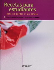 Cover of Recetas para estudiantes by Friedrich Bohlmann