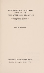 Cover of Disembodied laughter by John Marcellus Steadman III