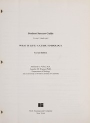 Front cover of Student success guide to accompany What is life? :a guide to biology by Meredith S. Norris