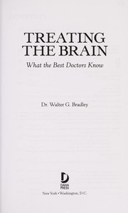 Cover of Treating the brain by W. G. Bradley