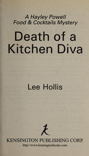 Front cover of Death of a kitchen diva by Lee Hollis