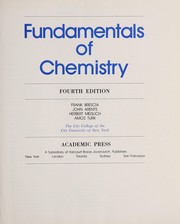 Front cover of Fundamentals of chemistry by Frank Brescia