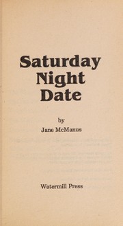 Cover of Saturday night date by Jane McManus