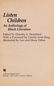 Front cover of Listen children by Dorothy S. Strickland