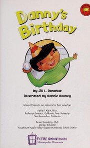 Front cover of Danny's birthday by Jill L. Donahue