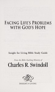 Front cover of FACING LIFE'S PROBLEMS WITH GOD'S HOPE by Charles R. Swindoll