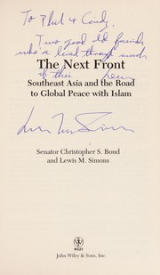 Cover of The next front by Christopher S. Bond