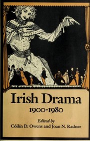 Front cover of Irish drama, 1900-1980 by Cóilín Owens