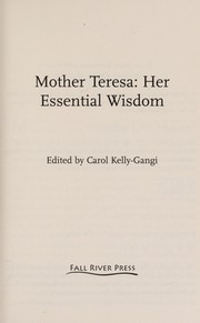 Front cover of Mother Teresa by Crol Kelly-Gangi