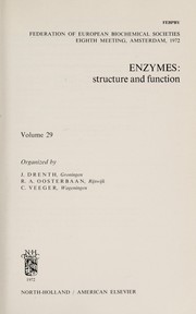 Front cover of Enzymes: structure and function by Federation of European Biochemical Societies.