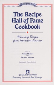 Cover of The recipe hall of fame cookbook by Gwen McKee