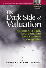 Cover of The dark side of valuation by Aswath Damodaran