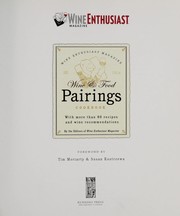 Front cover of The wine & food pairings cookbook by Unknown