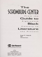 Front cover of TheS chomburg Center Guide to black literature by Roger M. Valade