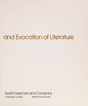 Front cover of The perception and evocation of literature by Leland H. Roloff