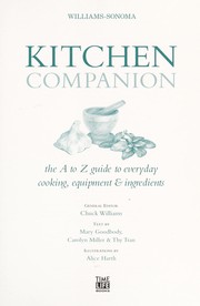 Cover of Williams-Sonoma kitchen companion by Chuck Williams