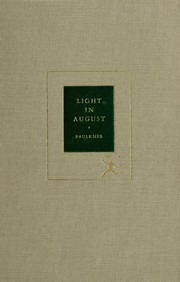 Cover of Light in August by William Faulkner