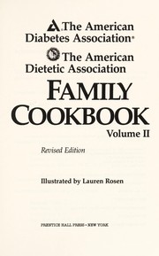 Cover of Family cookbook, vol. II by American Dietetic Association