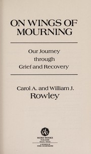 Front cover of On wings of mourning by Carol A. Rowley
