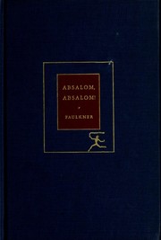 Cover of Absalom, Absalom! by William Faulkner