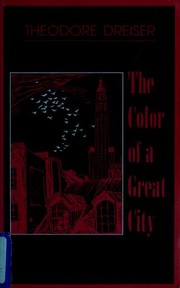 Front cover of The Color of a Great City by Theodore Dreiser