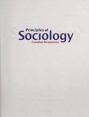Cover of Principles of sociology by James E. Curtis