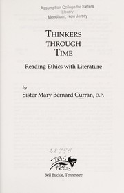 Cover of Thinkers through time by Mary Bernard Curran