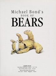 Front cover of Michael Bond's book of bears by Michael Bond