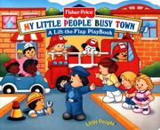 Front cover of My Little People Busy Town by Elenor Fremont