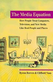 Cover of The media equation by Byron Reeves