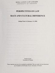 Cover of Perspectives on law by Bruce Chapman