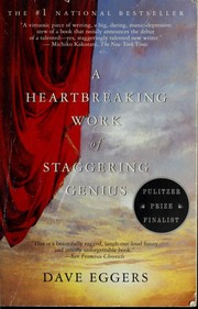 Front cover of A heartbreaking work of staggering genius by Dave Eggers