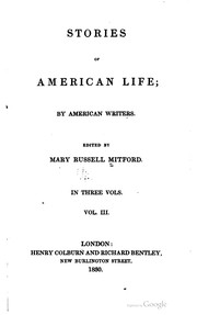 Front cover of Stories of American life by Mary Russell Mitford