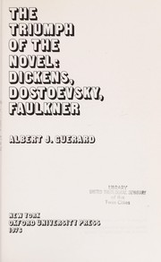 Front cover of The triumph of the novel by Albert J. Guerard
