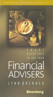 Front cover of Smart questions to ask your financial advisers by Lynn Brenner