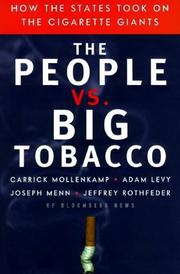 Front cover of The people vs. big tobacco by Carrick Mollenkamp