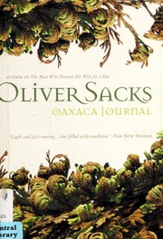 Cover of Oaxaca Journal by Oliver Sacks