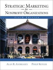 Front cover of Strategic Marketing for NonProfit Organizations (6th Edition) by Alan Andreasen