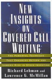 Front cover of New Insights on Covered Call Writing by Richard Lehman