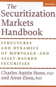 Front cover of The securitization markets handbook by Charles Austin Stone