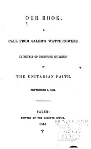 Cover of Our book by Unknown