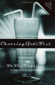 Front cover of Choosing God's best by Don Dr Raunikar