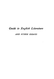 Front cover of A Guide to English Literature: And Essay on Gray by Matthew Arnold
