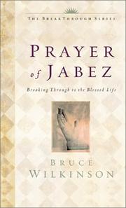 Front cover of The prayer of Jabez by Bruce Wilkinson