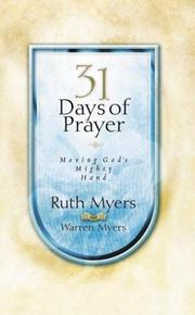 Front cover of 31 days of prayer by Ruth Myers