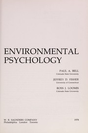 Front cover of Environmental Psychology by Paul A. Bell